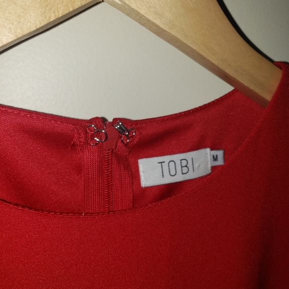 Tobi red mini dress - Picture 3 of 5